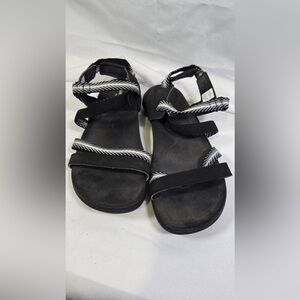 Merrell Air Cushion Memory Foam Black Performance Sandals Size 9